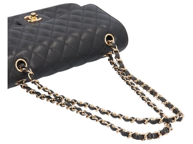 Bolsa de Ombro Chanel W-Flap 25 Matelassé Preto - vista 10