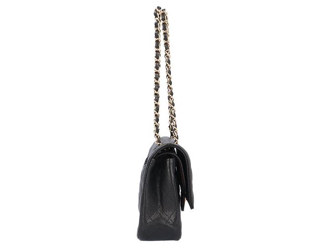 Bolsa de Ombro Chanel W-Flap 25 Matelassé Preto - vista 4