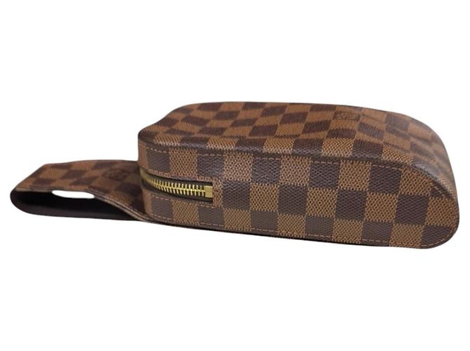 Borsa a tracolla Louis Vuitton Geronimos Damier Marrone - vista 5
