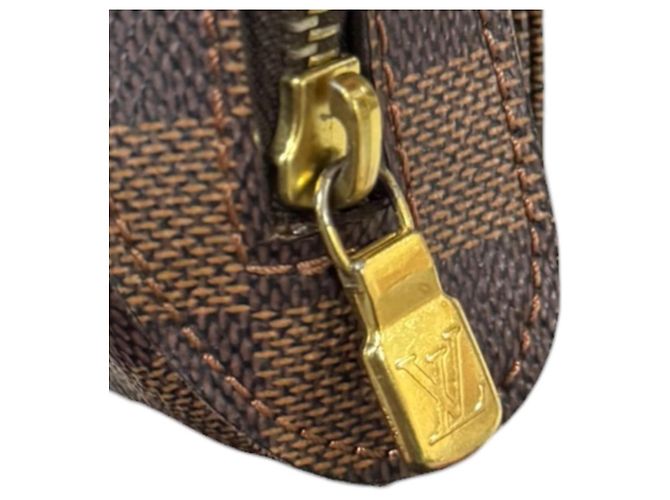 Borsa a tracolla Louis Vuitton Geronimos Damier Marrone - vista 7