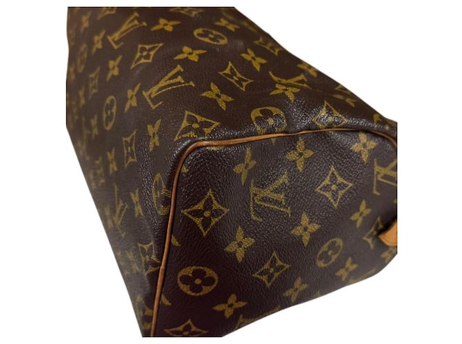 Borsa Louis Vuitton Speedy 25 Monogram Marrone - vista 10