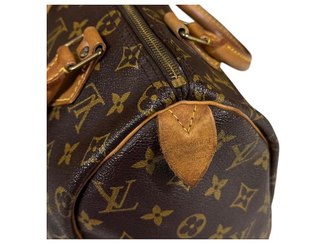 Borsa Louis Vuitton Speedy 25 Monogram Marrone - vista 12