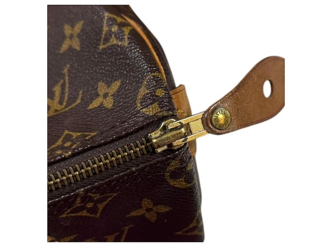 Borsa Louis Vuitton Speedy 25 Monogram Marrone - vista 14