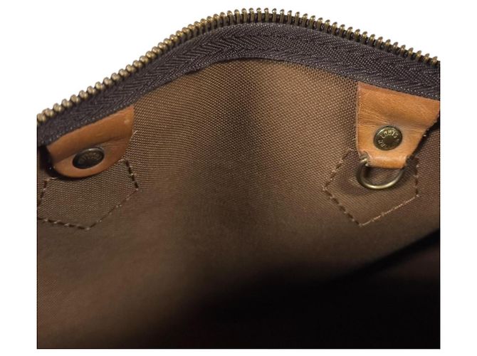 Borsa Louis Vuitton Speedy 25 Monogram Marrone - vista 7