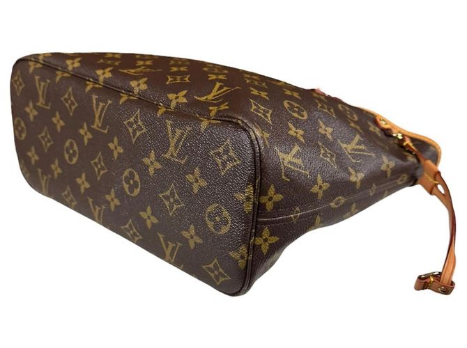 Borsa Tote Louis Vuitton Neverfull PM Monogram Marrone - vista 4