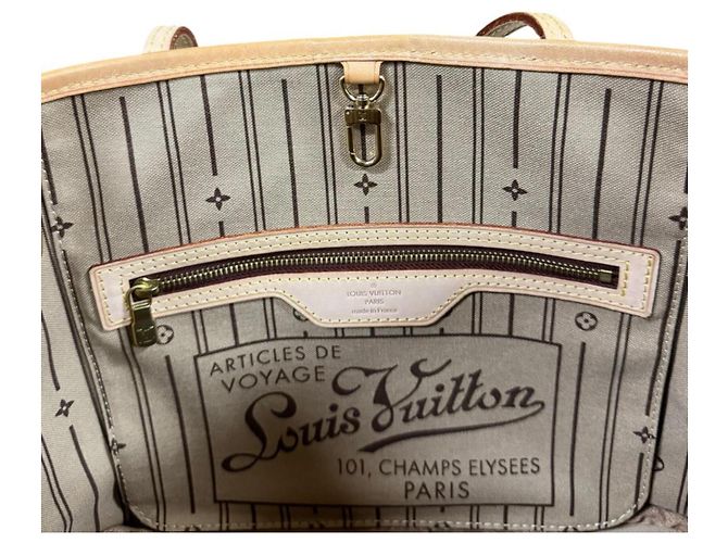 Borsa Tote Louis Vuitton Neverfull PM Monogram Marrone - vista 6