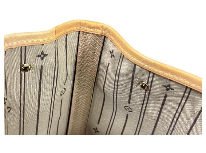 Borsa Tote Louis Vuitton Neverfull PM Monogram Marrone - vista 7