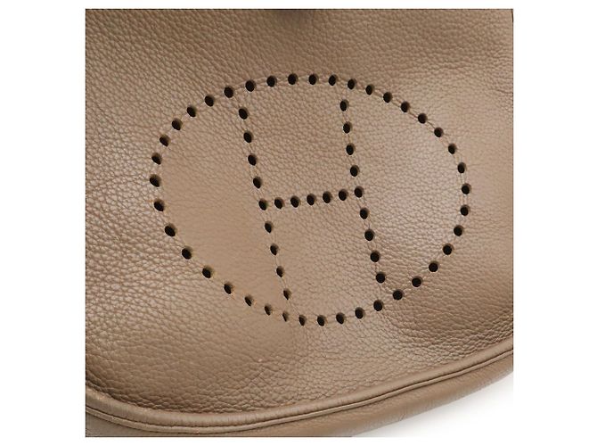 Hermès Borsa a tracolla Hermes Evelyne 3 III GM Grigio Taupe - vista 10