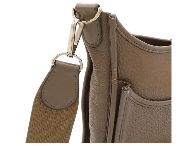 Hermès Borsa a tracolla Hermes Evelyne 3 III GM Grigio Taupe - vista 5