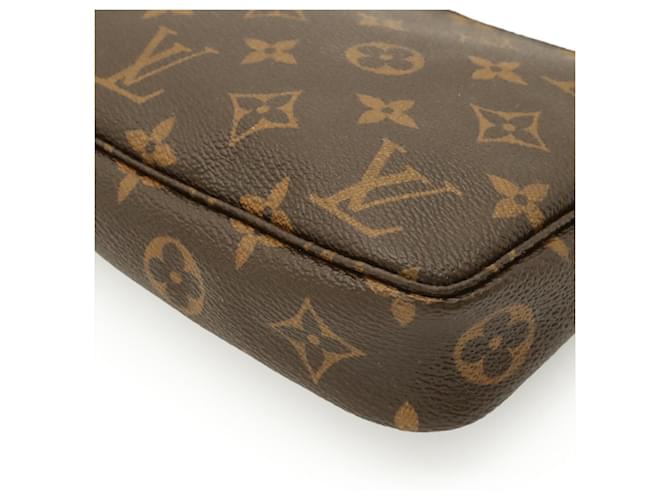 Borsa Louis Vuitton Monogram Pochette Accessoires Marrone Monogramma - vista 4