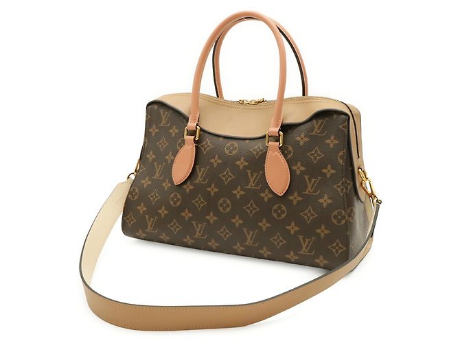 Borsa a mano e borsa a tracolla Louis Vuitton Monogram Tuileries Beige - vista 3