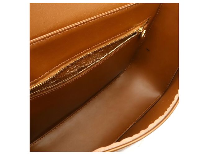 Borsa a Spalla Louis Vuitton Monogram Vernis Christie GM Bronzo - vista 8