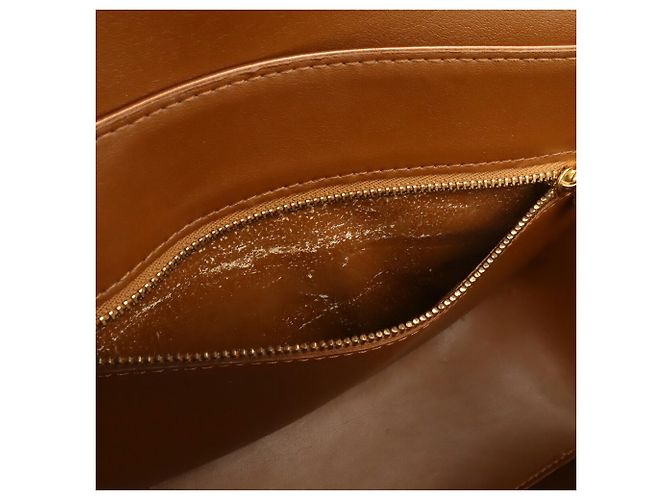 Borsa a Spalla Louis Vuitton Monogram Vernis Christie GM Bronzo - vista 9