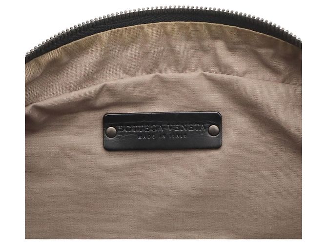 Borsa a tracolla in pelle nera Bottega Veneta Nero - vista 10