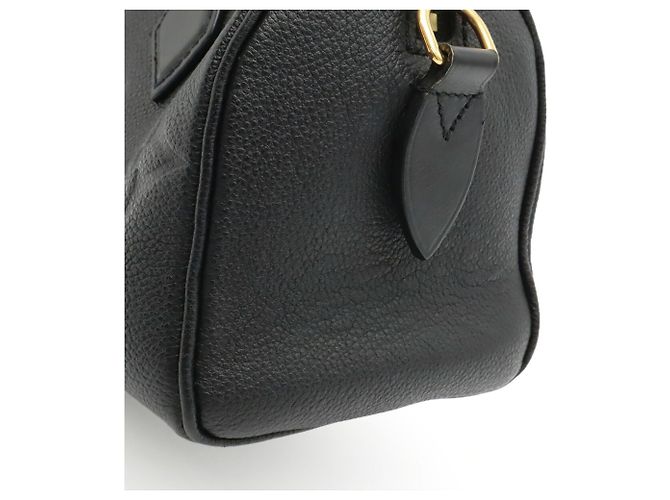Borsa Louis Vuitton Monogram Empreinte Speedy Bandoulière 20 Nero - vista 10