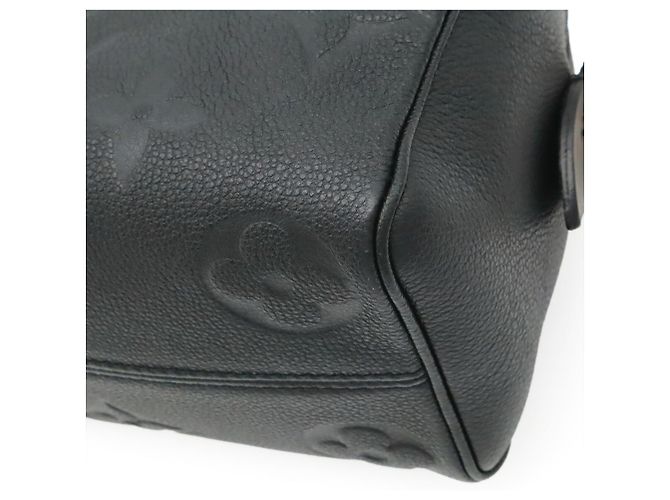 Borsa Louis Vuitton Monogram Empreinte Speedy Bandoulière 20 Nero - vista 4