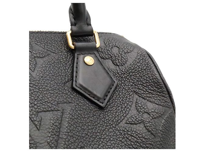 Borsa Louis Vuitton Monogram Empreinte Speedy Bandoulière 20 Nero - vista 10