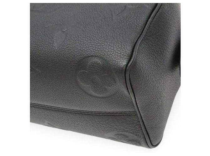 Borsa Louis Vuitton Monogram Empreinte Speedy Bandoulière 20 Nero - vista 4