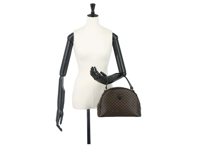 Céline Borsa Celine Macadam Nera e Marrone Nero - vista 10