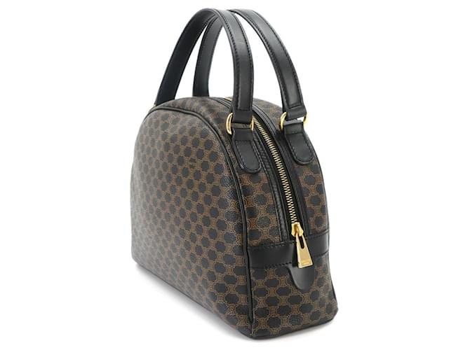 Céline Borsa Celine Macadam Nera e Marrone Nero - vista 3