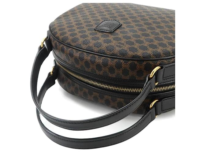 Céline Borsa Celine Macadam Nera e Marrone Nero - vista 5