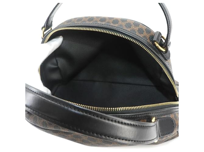 Céline Borsa Celine Macadam Nera e Marrone Nero - vista 6