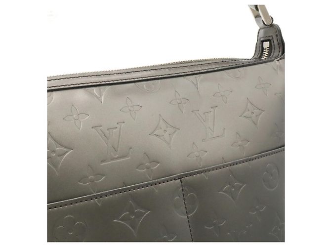 Borsa a Spalla Louis Vuitton Monogram Mat Sutter Nero Monogramma - vista 9