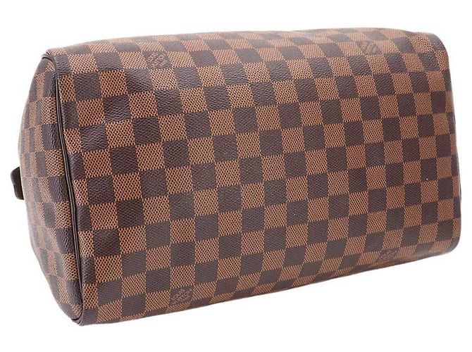 Borsa Louis Vuitton Speedy 30 Damier Marrone Damier ebene - vista 4