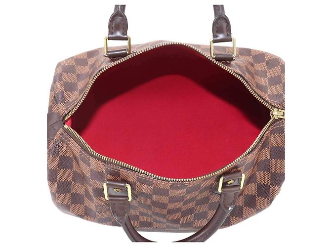 Borsa Louis Vuitton Speedy 30 Damier Marrone Damier ebene - vista 6