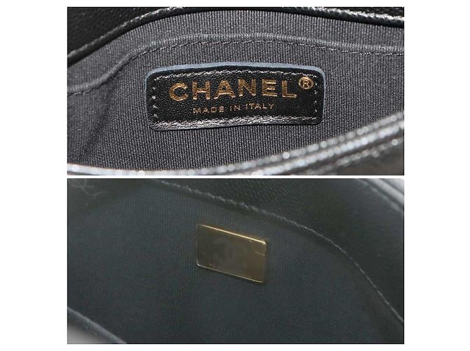 Chanel Matelasse Mini Flap Chain Shoulder Handbag Black - view 9