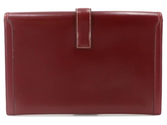 Hermès Clutch Hermes Jige PM Bordò - vista 3