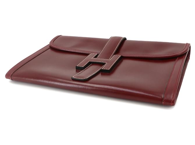 Hermès Clutch Hermes Jige PM Bordò - vista 4