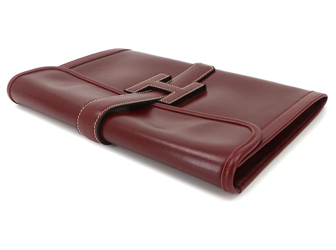 Hermès Clutch Hermes Jige PM Bordò - vista 5