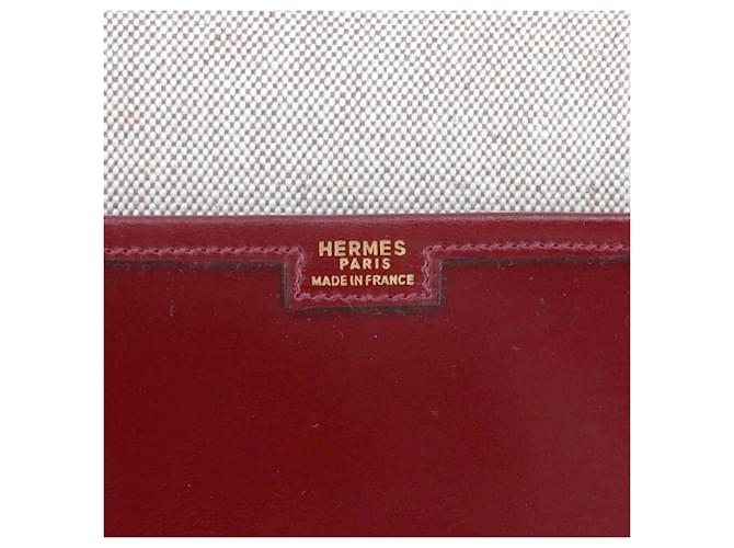 Hermès Clutch Hermes Jige PM Bordò - vista 7