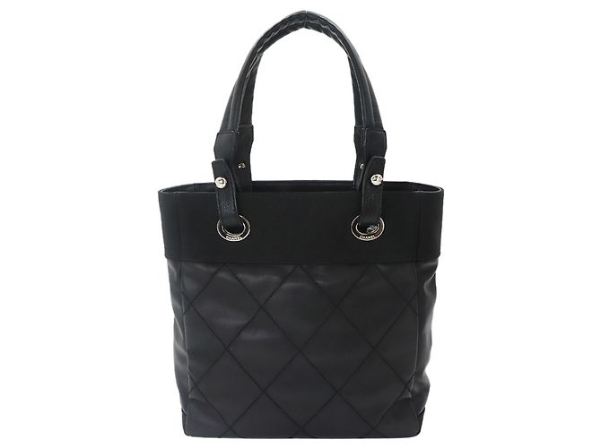 Borsa Tote Chanel Paris Biarritz PM Nero - vista 3