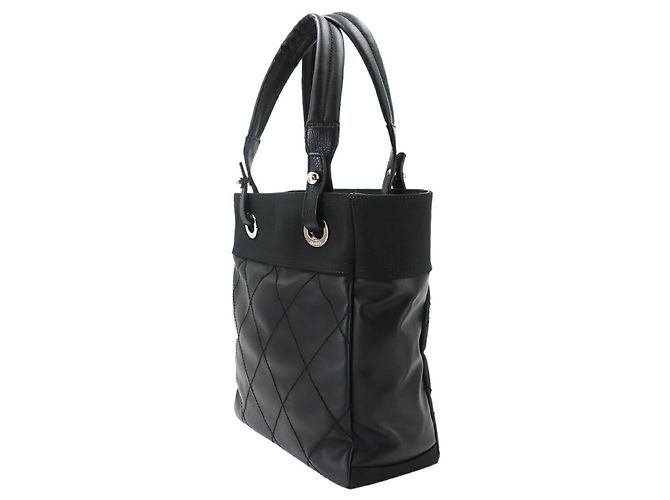 Borsa Tote Chanel Paris Biarritz PM Nero - vista 4