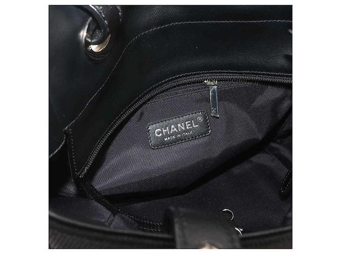 Borsa Tote Chanel Paris Biarritz PM Nero - vista 7