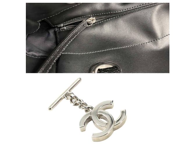 Borsa Tote Chanel Paris Biarritz PM Nero - vista 8