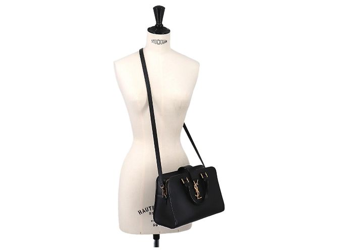 Borsa Baby Cabas 2-way Saint Laurent a mano/spalla Nero - vista 10