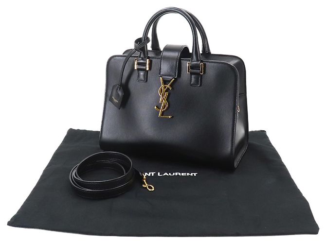 Borsa Baby Cabas 2-way Saint Laurent a mano/spalla Nero - vista 2