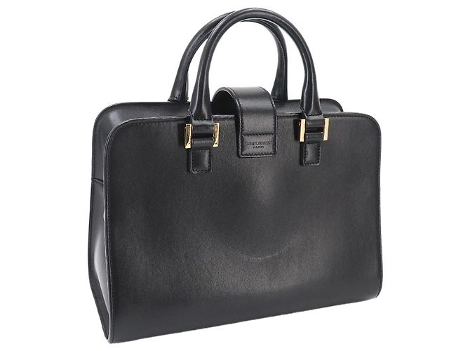 Borsa Baby Cabas 2-way Saint Laurent a mano/spalla Nero - vista 9