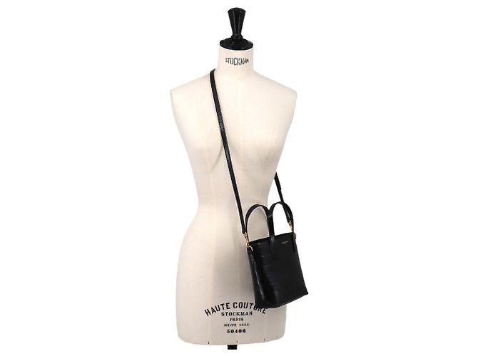 Borsa a tracolla e a mano 2-way Mini Toy di Saint Laurent Nero - vista 10
