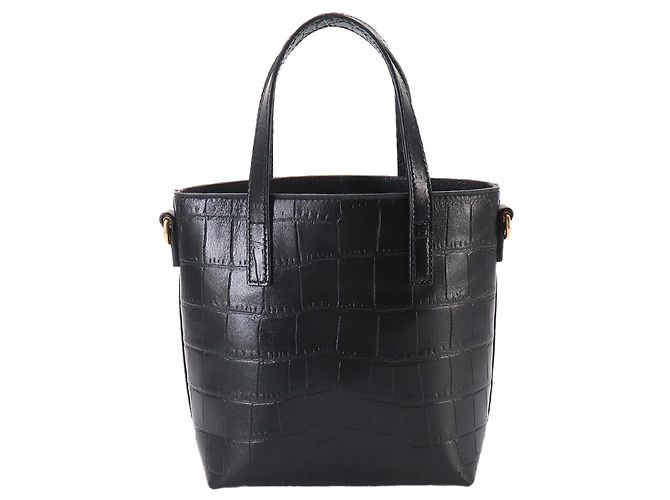 Borsa a tracolla e a mano 2-way Mini Toy di Saint Laurent Nero - vista 2