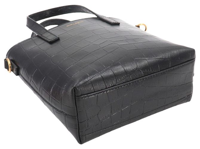 Borsa a tracolla e a mano 2-way Mini Toy di Saint Laurent Nero - vista 4