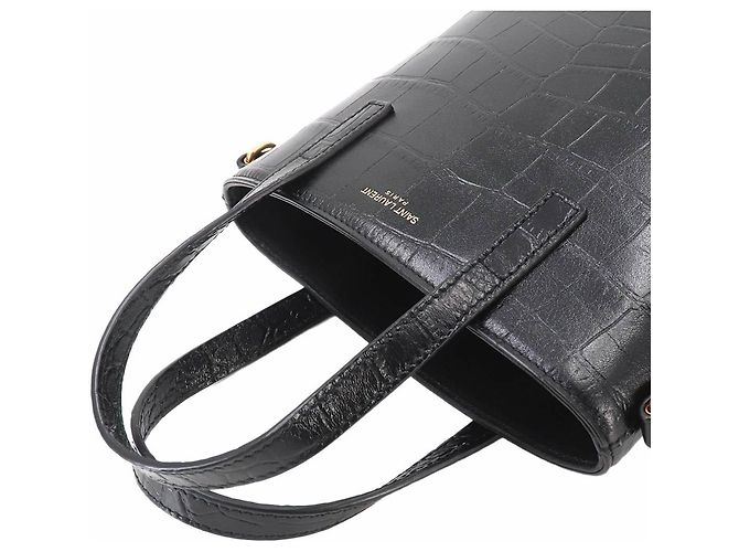 Borsa a tracolla e a mano 2-way Mini Toy di Saint Laurent Nero - vista 5