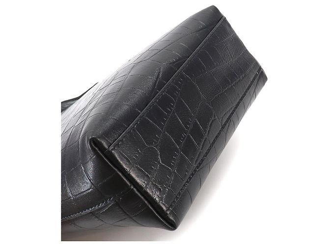 Borsa a tracolla e a mano 2-way Mini Toy di Saint Laurent Nero - vista 8