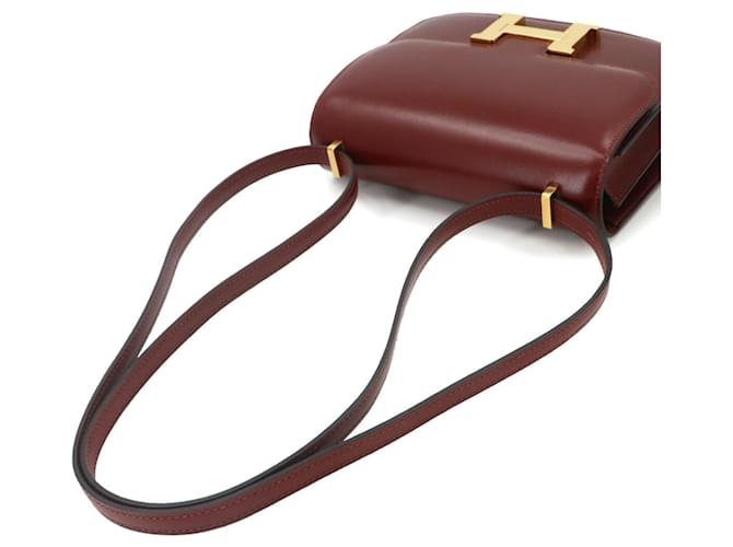 Hermès Borsa a tracolla Hermes Constance 3 Mini 18 Rosso - vista 6