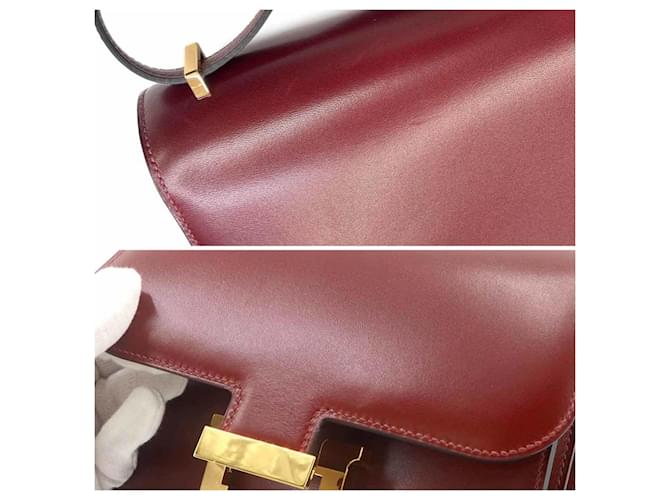 Hermès Borsa a tracolla Hermes Constance 3 Mini 18 Rosso - vista 9
