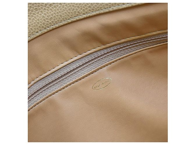 Chanel Vintage Timeless Chain Caviar Large Beige - vista 4