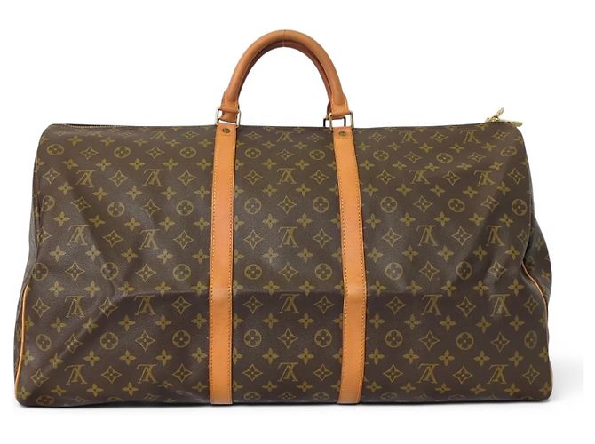 Louis Vuitton Keepall Monogram Canvas 60 Marrone - vista 2